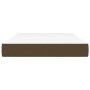 Colchón de muelles ensacados tela marrón oscuro 120x200x20 cm de vidaXL, Colchones - Ref: Foro24-347757, Precio: 186,50 €, De...