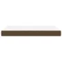Colchón de muelles ensacados tela marrón oscuro 120x200x20 cm de vidaXL, Colchones - Ref: Foro24-347757, Precio: 183,99 €, De...