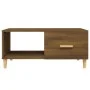 Mesa de centro madera contrachapada roble marrón 89,5x50x40 cm de vidaXL, Mesas de centro - Ref: Foro24-817515, Precio: 49,50...