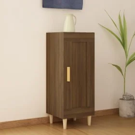 Aparador madera de ingeniería marrón roble 34,5x34x90 cm de vidaXL, Aparadores - Ref: Foro24-817434, Precio: 47,37 €, Descuen...