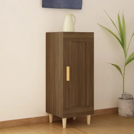Oak brown engineered wood sideboard 34.5x34x90 cm by vidaXL, Sideboards - Ref: Foro24-817434, Price: 47,37 €, Discount: %
