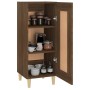 Aparador madera de ingeniería marrón roble 34,5x34x90 cm de vidaXL, Aparadores - Ref: Foro24-817434, Precio: 47,93 €, Descuen...