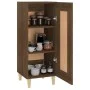 Oak brown engineered wood sideboard 34.5x34x90 cm by vidaXL, Sideboards - Ref: Foro24-817434, Price: 47,37 €, Discount: %