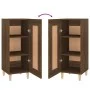 Oak brown engineered wood sideboard 34.5x34x90 cm by vidaXL, Sideboards - Ref: Foro24-817434, Price: 47,37 €, Discount: %