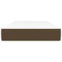 Colchón de muelles ensacados tela marrón oscuro 90x200x20 cm de vidaXL, Colchones - Ref: Foro24-347717, Precio: 150,38 €, Des...