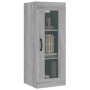 Armario de pared colgante gris Sonoma 34,5x34x90 cm de vidaXL, Aparadores - Ref: Foro24-817448, Precio: 51,97 €, Descuento: %