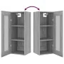 Sonoma gray hanging wall cabinet 34.5x34x90 cm by vidaXL, Sideboards - Ref: Foro24-817448, Price: 51,43 €, Discount: %