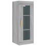 Armario de pared colgante gris Sonoma 34,5x34x90 cm de vidaXL, Aparadores - Ref: Foro24-817445, Precio: 58,72 €, Descuento: %