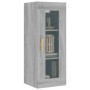 Armario de pared colgante gris Sonoma 34,5x34x90 cm de vidaXL, Aparadores - Ref: Foro24-817445, Precio: 58,72 €, Descuento: %
