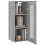 Armario de pared colgante gris Sonoma 34,5x34x90 cm de vidaXL, Aparadores - Ref: Foro24-817445, Precio: 58,72 €, Descuento: %