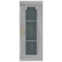 Armario de pared colgante gris Sonoma 34,5x34x90 cm de vidaXL, Aparadores - Ref: Foro24-817445, Precio: 58,72 €, Descuento: %