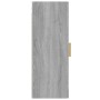 Armario de pared colgante gris Sonoma 34,5x34x90 cm de vidaXL, Aparadores - Ref: Foro24-817445, Precio: 58,72 €, Descuento: %