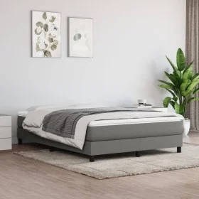 Colchón de muelles ensacados tela gris oscuro 140x200x20 cm de vidaXL, Colchones - Ref: Foro24-347795, Precio: 215,60 €, Desc...