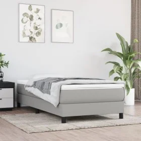 Colchón de muelles ensacados tela gris claro 90x190x20 cm de vidaXL, Colchones - Ref: Foro24-347694, Precio: 128,67 €, Descue...