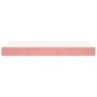Colchón de muelles ensacados terciopelo rosa 90x200x20 cm de vidaXL, Colchones - Ref: Foro24-347733, Precio: 135,70 €, Descue...