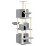Rascador para gatos con postes de sisal gris claro 180 cm de vidaXL, Mobiliario para gatos - Ref: Foro24-171601, Precio: 99,5...