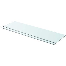 Estantes 2 unidades panel de vidrio transparente 90x25 cm en Estanterías | Comprar online en Foru.es