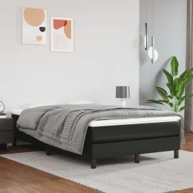 Colchón de muelles ensacados cuero sintético negro 120x200x20cm de vidaXL, Colchones - Ref: Foro24-347762, Precio: 187,94 €, ...