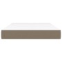 Colchón de muelles ensacados tela gris taupe 120x200x20 cm de vidaXL, Colchones - Ref: Foro24-347758, Precio: 165,17 €, Descu...