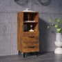 Aparador madera contrachapada roble ahumado 34,5x34x90 cm de vidaXL, Aparadores - Ref: Foro24-817417, Precio: 54,56 €, Descue...