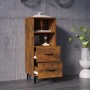 Aparador madera contrachapada roble ahumado 34,5x34x90 cm de vidaXL, Aparadores - Ref: Foro24-817417, Precio: 54,56 €, Descue...