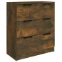 3-teiliges Sideboard aus geräucherter Eiche und Sperrholz von vidaXL, Sideboards - Ref: Foro24-3115801, Preis: 227,29 €, Raba...