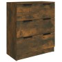Aparador de 3 piezas madera contrachapada color roble ahumado de vidaXL, Aparadores - Ref: Foro24-3115801, Precio: 236,22 €, ...