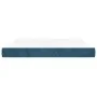 Dark blue velvet pocket spring mattress 160x200x20 cm by vidaXL, Mattresses - Ref: Foro24-347832, Price: 232,16 €, Discount: %