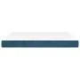 Dark blue velvet pocket spring mattress 160x200x20 cm by vidaXL, Mattresses - Ref: Foro24-347832, Price: 232,16 €, Discount: %