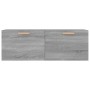 Armario pared madera contrachapada gris Sonoma 100x36,5x35 cm de vidaXL, Taquillas y armarios de almacenamiento - Ref: Foro24...