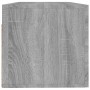 Armario pared madera contrachapada gris Sonoma 100x36,5x35 cm de vidaXL, Taquillas y armarios de almacenamiento - Ref: Foro24...