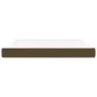 Colchón de muelles ensacados de tela marrón oscuro 140x200x20cm de vidaXL, Colchones - Ref: Foro24-347817, Precio: 237,26 €, ...