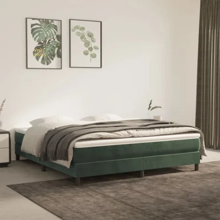 Dunkelgrüne Taschenfederkernmatratze aus Samt, 180 x 200 x 20 cm von vidaXL, Matratzen - Ref: Foro24-347851, Preis: 271,45 €,...