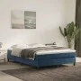 Dunkelblaue Taschenfederkernmatratze aus Samt, 140 x 200 x 20 cm von vidaXL, Matratzen - Ref: Foro24-347812, Preis: 198,67 €,...
