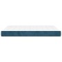 Colchón muelles ensacados terciopelo azul oscuro 140x200x20 cm de vidaXL, Colchones - Ref: Foro24-347812, Precio: 210,06 €, D...