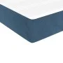 Dunkelblaue Taschenfederkernmatratze aus Samt, 140 x 200 x 20 cm von vidaXL, Matratzen - Ref: Foro24-347812, Preis: 198,67 €,...