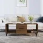 Mesa de centro madera contrachapada marrón roble 102x50x40 cm de vidaXL, Mesas de centro - Ref: Foro24-817530, Precio: 66,17 ...