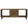 Mesa de centro madera contrachapada marrón roble 102x50x40 cm de vidaXL, Mesas de centro - Ref: Foro24-817530, Precio: 66,17 ...
