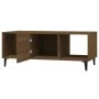 Mesa de centro madera contrachapada marrón roble 102x50x40 cm de vidaXL, Mesas de centro - Ref: Foro24-817530, Precio: 66,17 ...