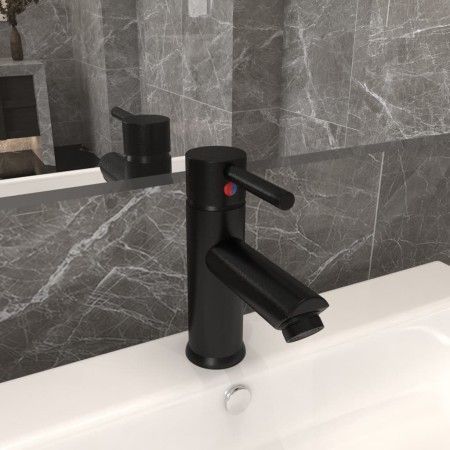 Grifo para lavabo de baño acabado negro 130x176 mm de vidaXL, Grifos - Ref: Foro24-149066, Precio: 38,27 €, Descuento: %