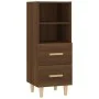 Aparador madera contrachapada roble marrón 34,5x34x90 cm de vidaXL, Aparadores - Ref: Foro24-817416, Precio: 48,23 €, Descuen...