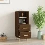 Aparador madera contrachapada roble marrón 34,5x34x90 cm de vidaXL, Aparadores - Ref: Foro24-817416, Precio: 48,23 €, Descuen...