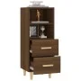 Aparador madera contrachapada roble marrón 34,5x34x90 cm de vidaXL, Aparadores - Ref: Foro24-817416, Precio: 48,23 €, Descuen...