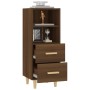 Aparador madera contrachapada roble marrón 34,5x34x90 cm de vidaXL, Aparadores - Ref: Foro24-817416, Precio: 48,70 €, Descuen...