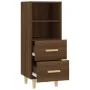 Aparador madera contrachapada roble marrón 34,5x34x90 cm de vidaXL, Aparadores - Ref: Foro24-817416, Precio: 48,23 €, Descuen...