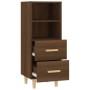 Aparador madera contrachapada roble marrón 34,5x34x90 cm de vidaXL, Aparadores - Ref: Foro24-817416, Precio: 48,70 €, Descuen...