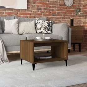 Oak brown plywood coffee table 60x50x40 cm by vidaXL, Coffee table - Ref: Foro24-817524, Price: 38,67 €, Discount: %