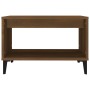 Mesa de centro madera contrachapada marrón roble 60x50x40 cm de vidaXL, Mesas de centro - Ref: Foro24-817524, Precio: 39,01 €...