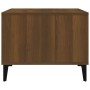 Mesa de centro madera contrachapada marrón roble 60x50x40 cm de vidaXL, Mesas de centro - Ref: Foro24-817524, Precio: 39,01 €...