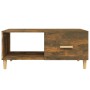 Mesa de centro madera contrachapada roble ahumado 89,5x50x40 cm de vidaXL, Mesas de centro - Ref: Foro24-817513, Precio: 48,6...